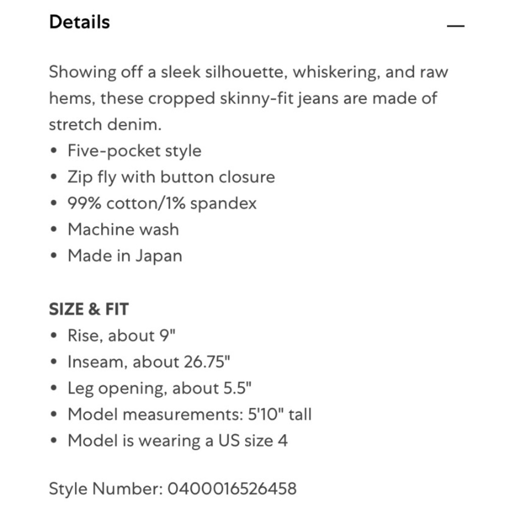 Moussy Vintage Tyrone Stretch Skinny Jeans Size 29 Medium Dark Wash - Picture 16 of 16